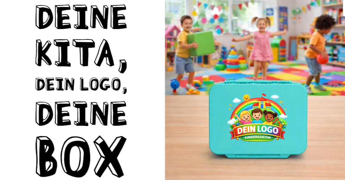 Kindergarten Brotdose mit Logo